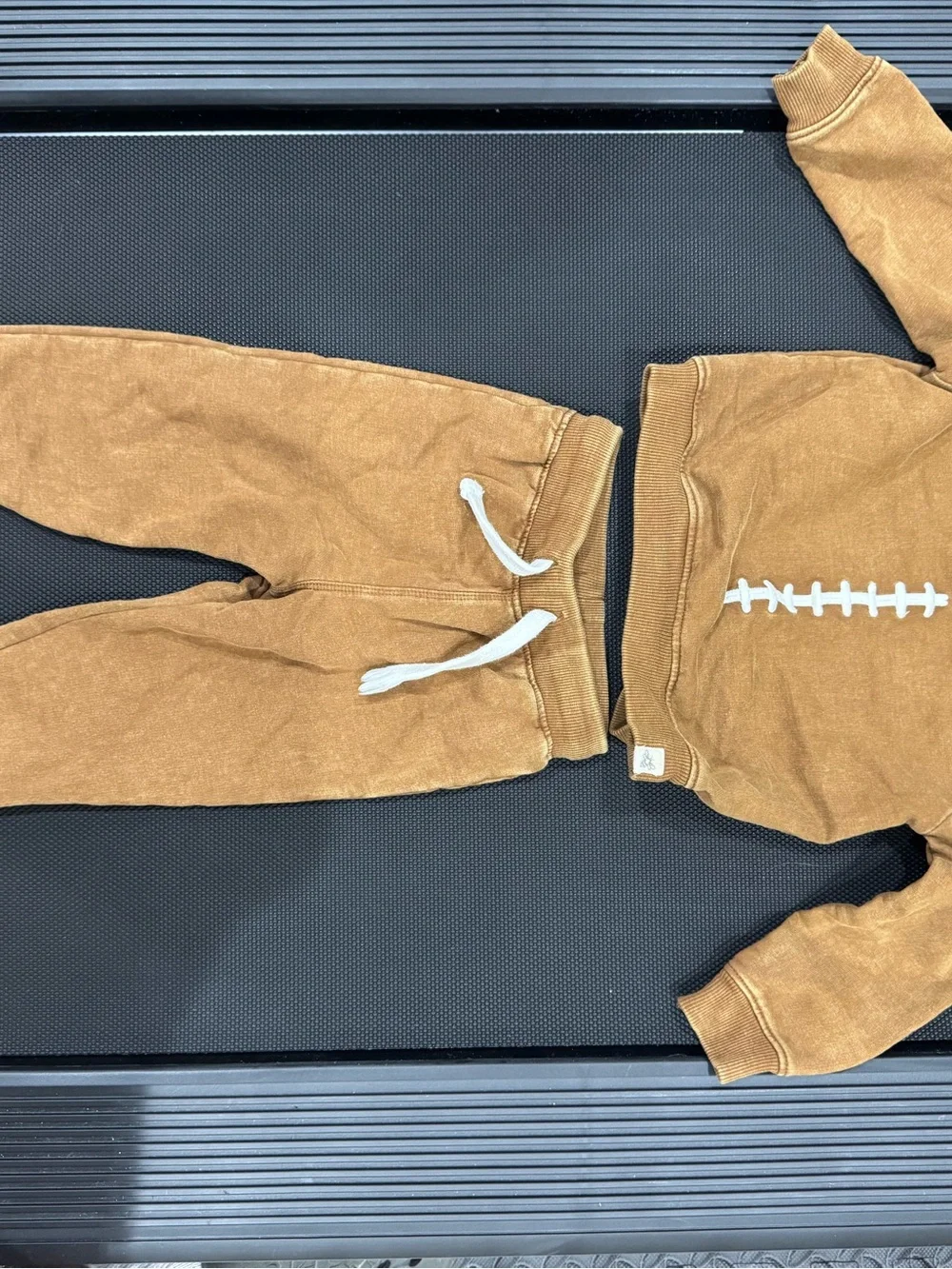 Kids Cozy Brown Sweatshirt & Jogger Set